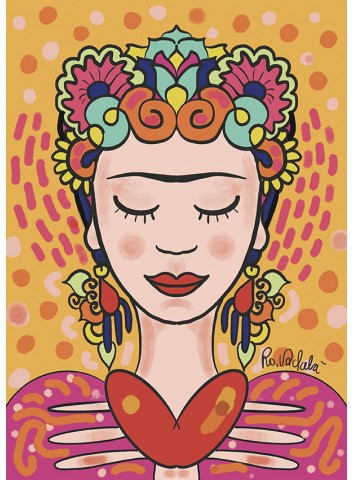 Stampa illustrata di Frida Khalo by Ro.Vadalà