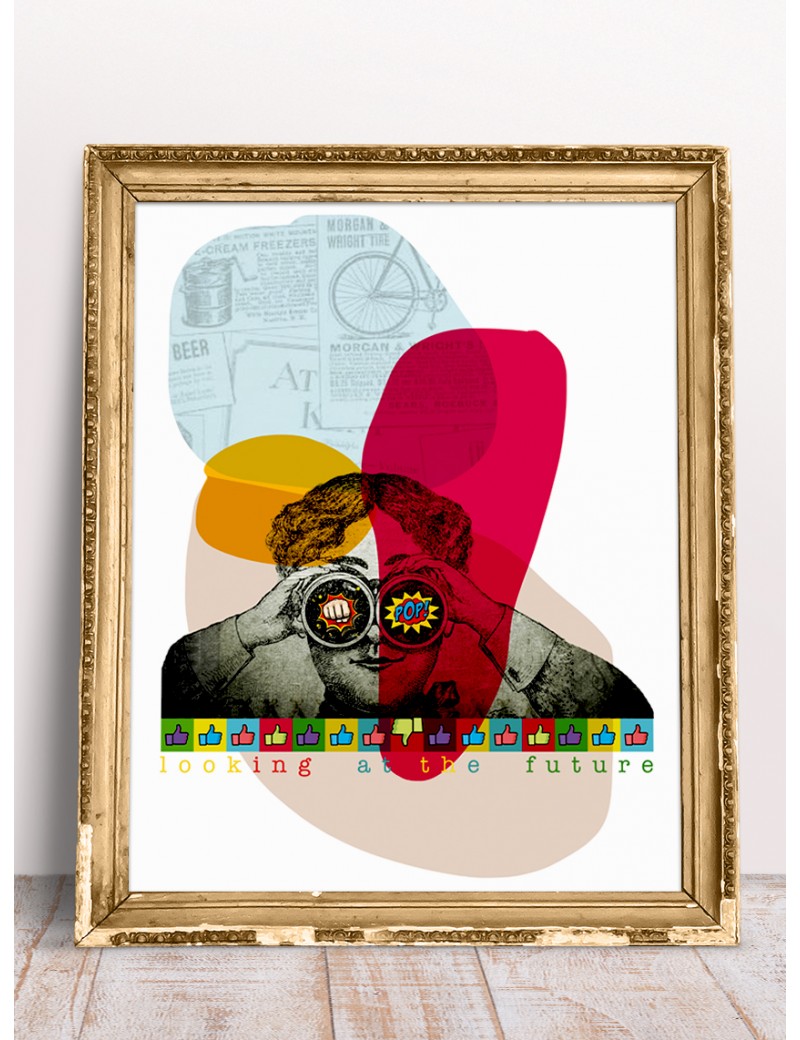 Poster "Uno sguardo al futuro" - Graphic Design by Ro.Vadalà