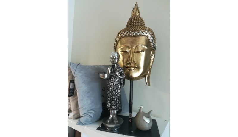 Testa di Buddha oro