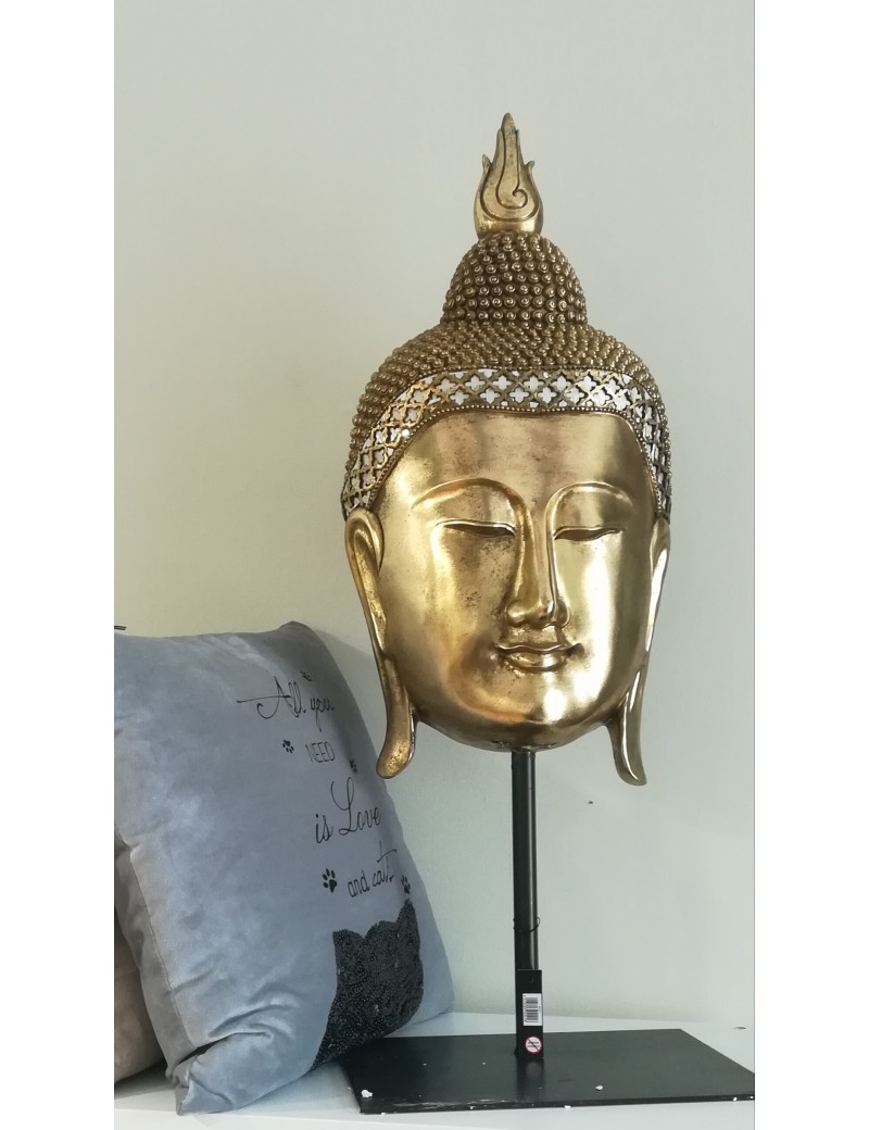 Testa di Buddha oro